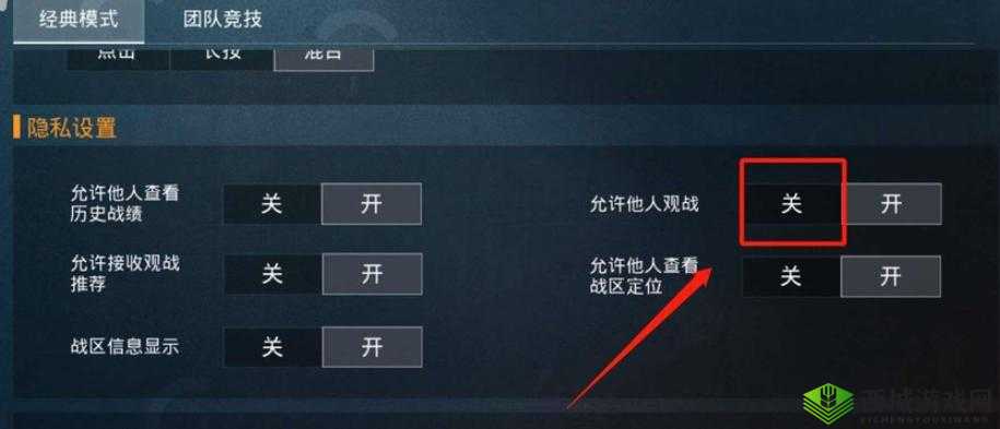 如何在和平精英中有效禁止他人观战？关闭观战设置的详细步骤